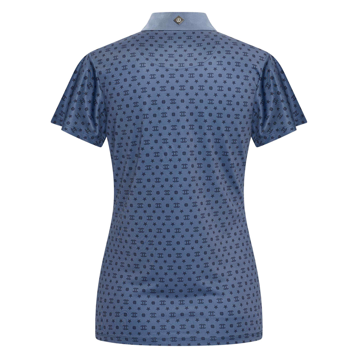 Imperial Riding Women's Roxy AOP Tech Top #colour_blue-navy
