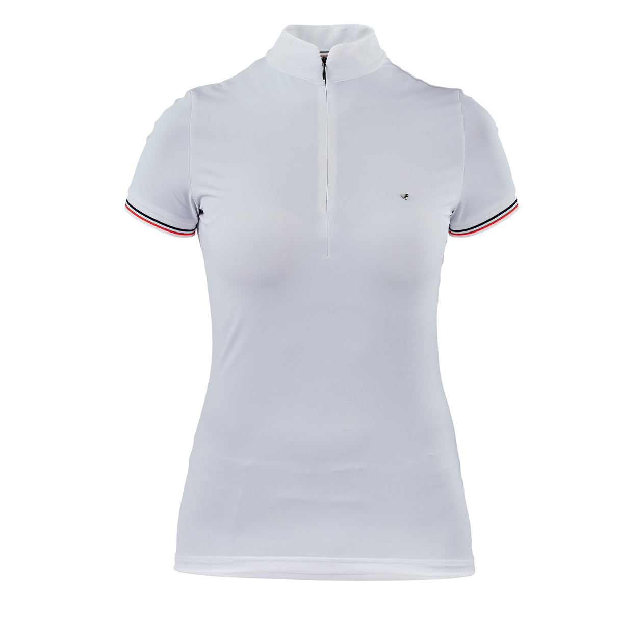 Shires Aubrion Arcaster Young Rider Show Shirt #colour_white