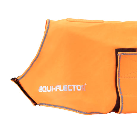 Shires EQUI-FLECTOR® Mesh Dog Coat #colour_orange