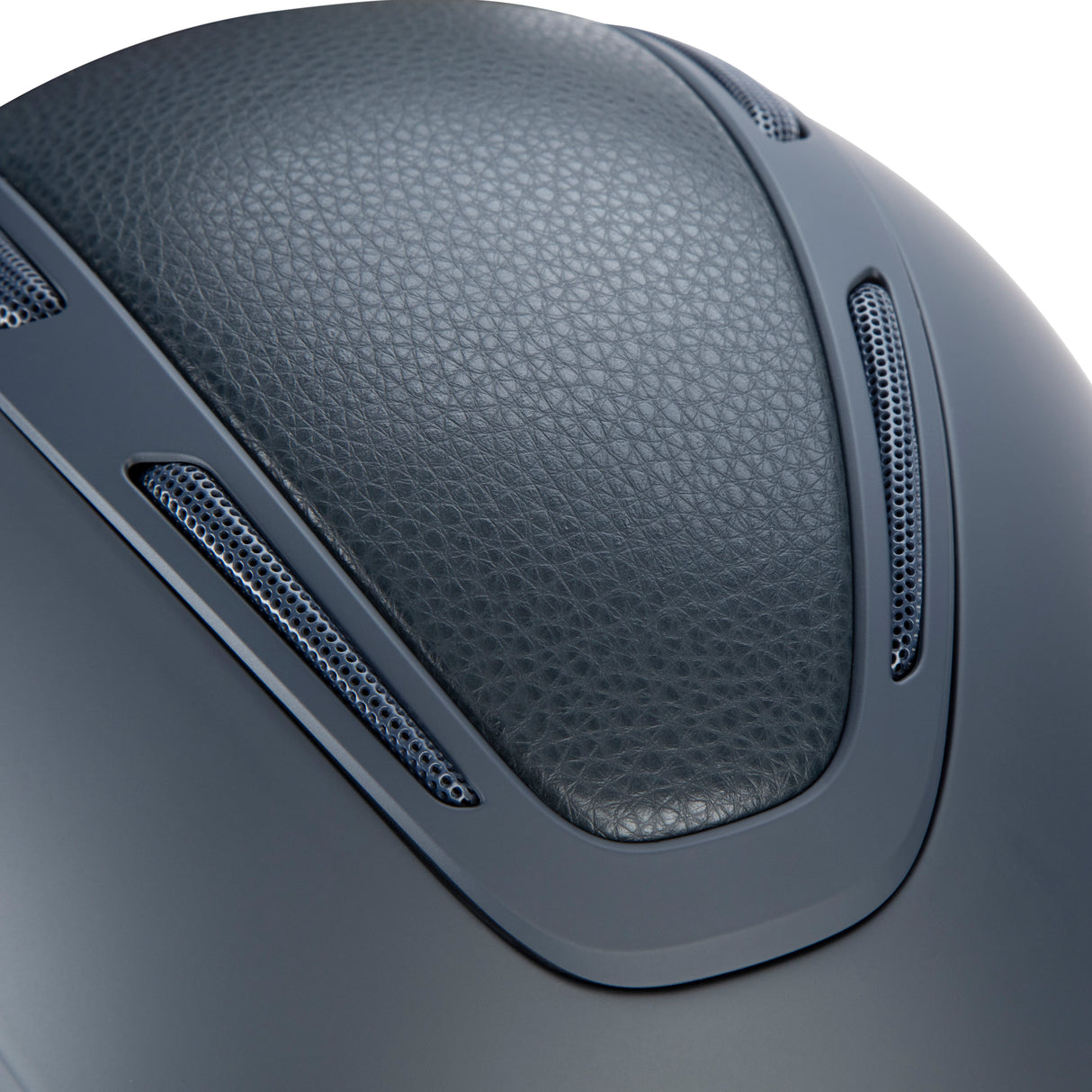 Shires Karben Amity Leather Riding Hat #colour_navy