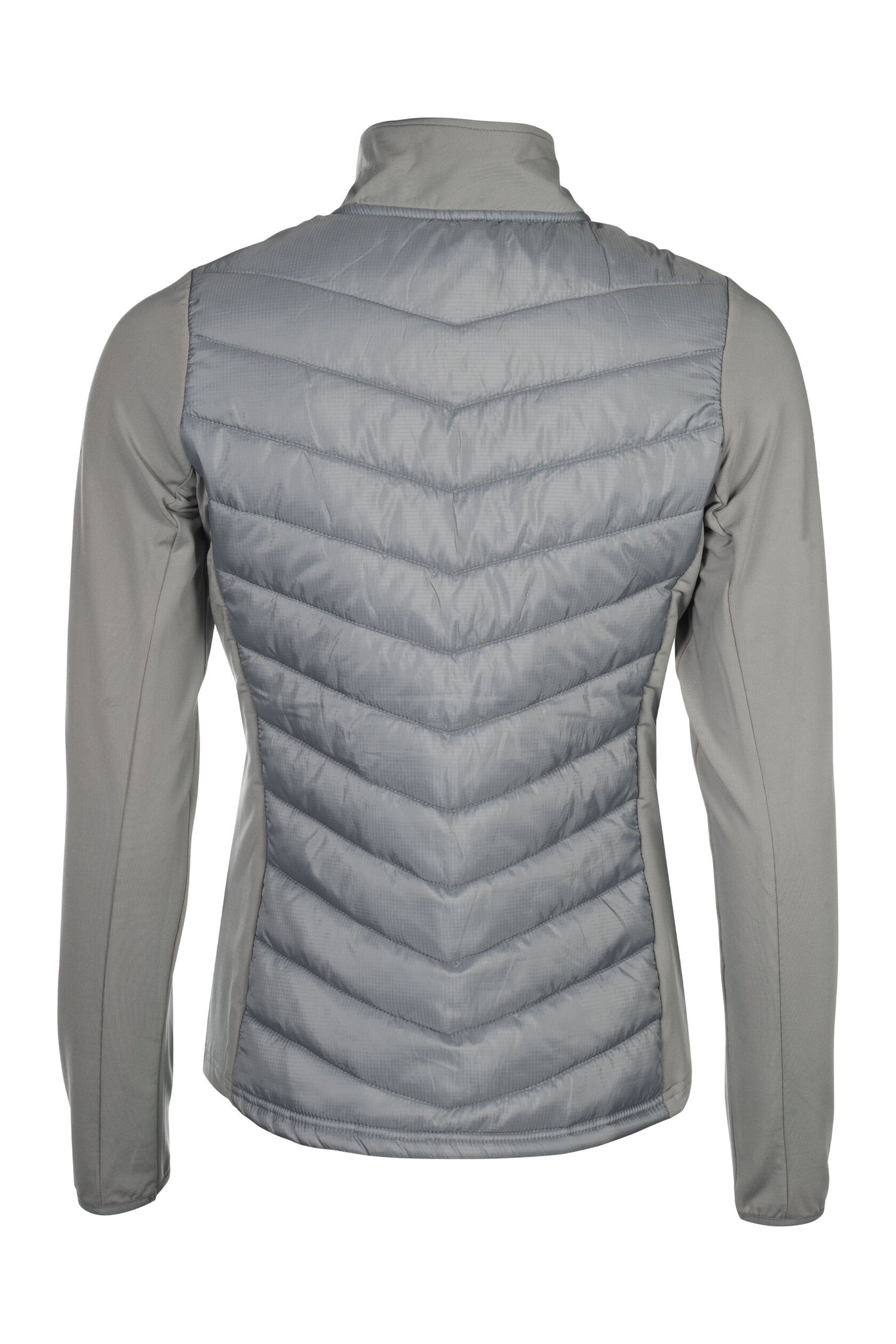 HKM Children's Jersey/Nylon Jacket -Prag- Style #colour_grey-rose-gold