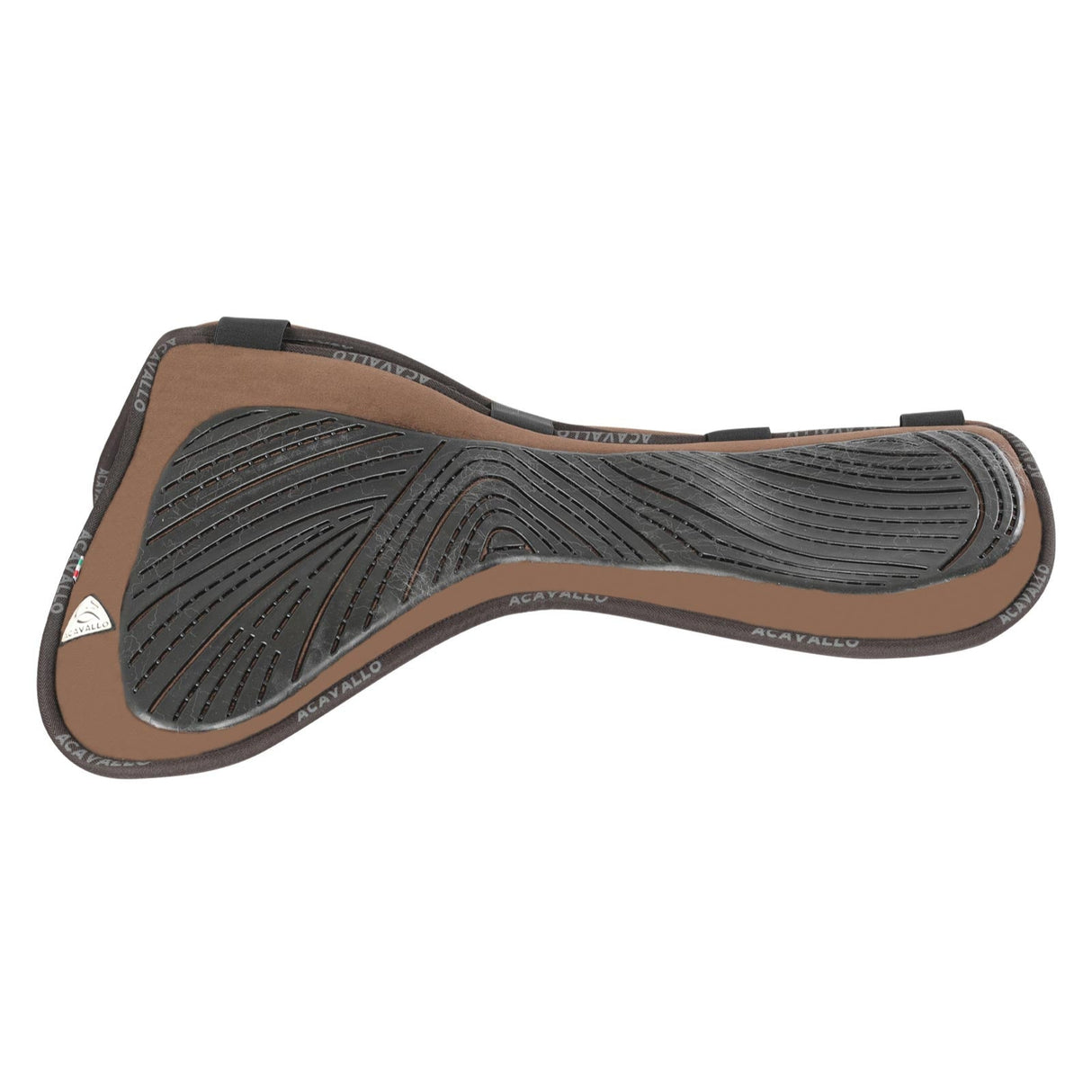 Acavallo Pad Mf Jccs Cw-Fs Suede Grip Gel Flat #colour_brown