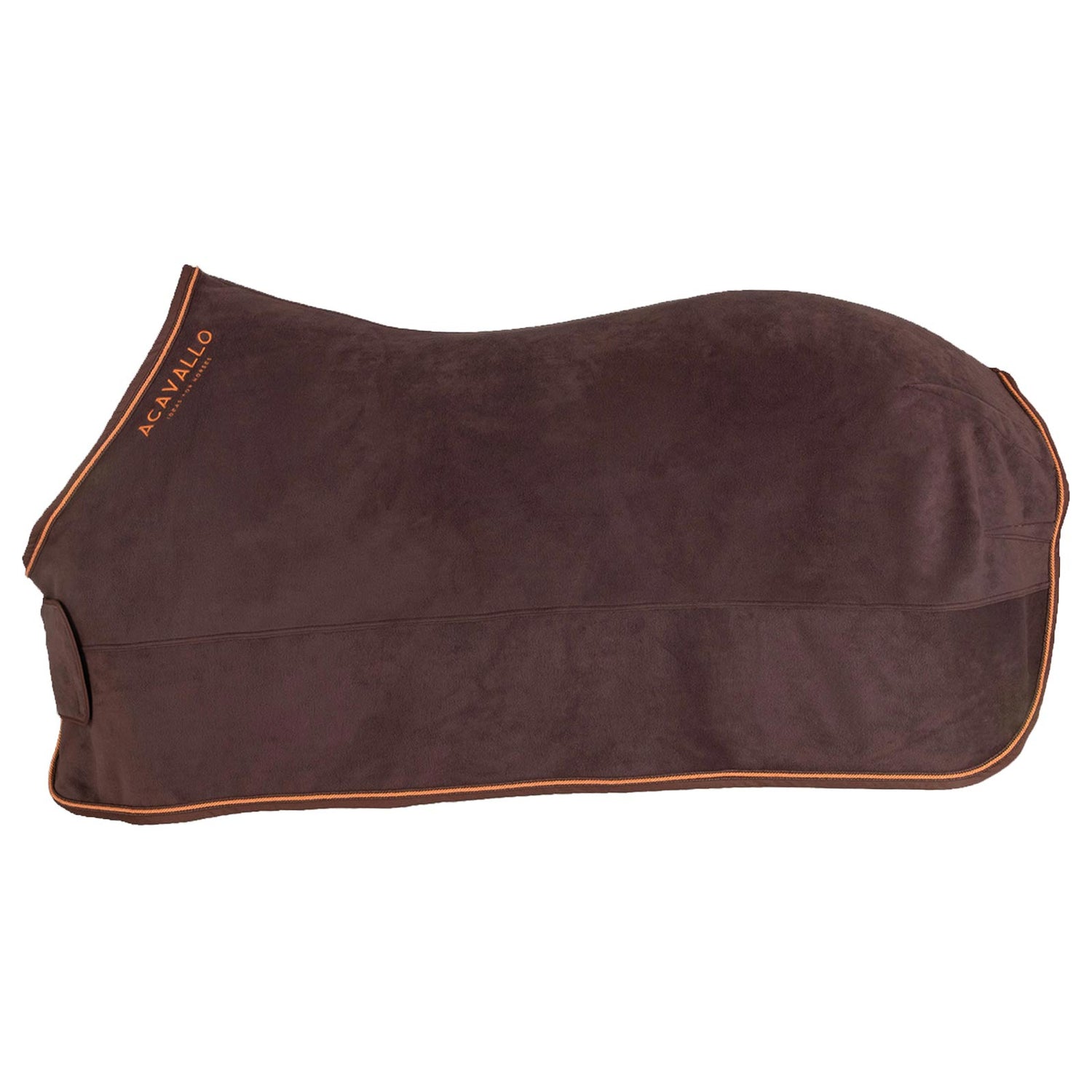 Acavallo Fleece Stable Rug 800G #colour_brown