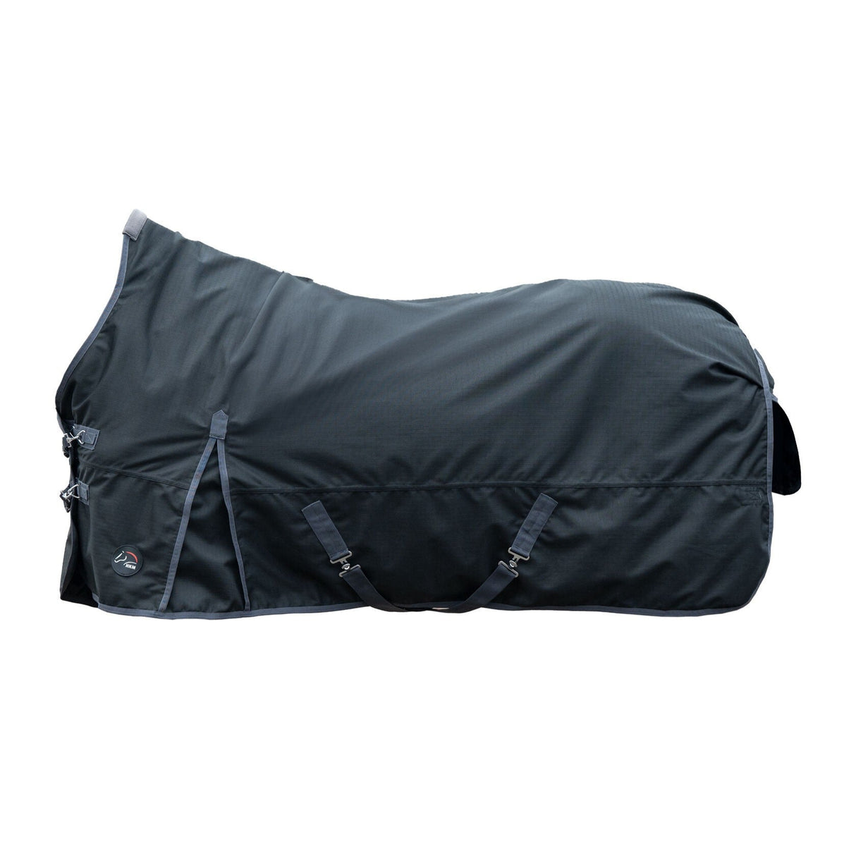 HKM 1200D Light Highneck Rug -Glasgow- #colour_black