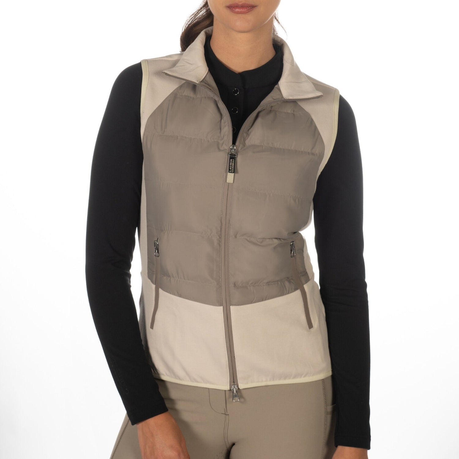 HKM Ladies Functional Vest -Amalfi- #colour_taupe