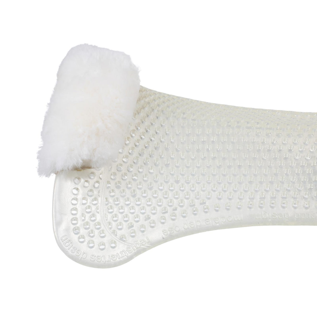 Acavallo Gel Ns-S Classic-S Cut-Out Rear Riser #colour_transparent-white