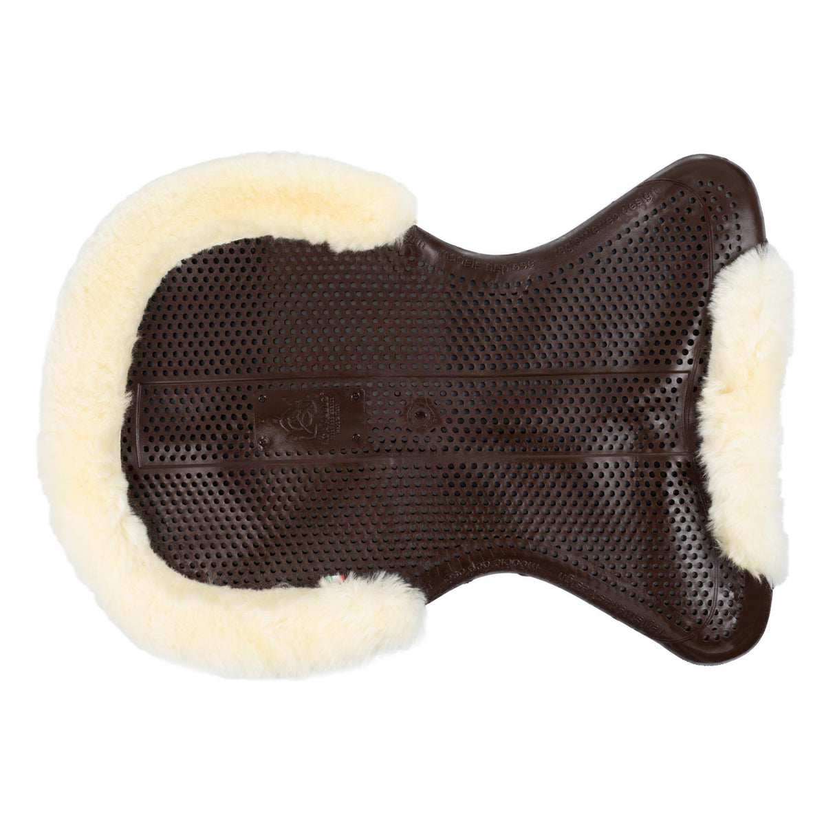 Acavallo Gel Ns-S Classic-S 1/2 Cut-Out Flat #colour_brown-natural