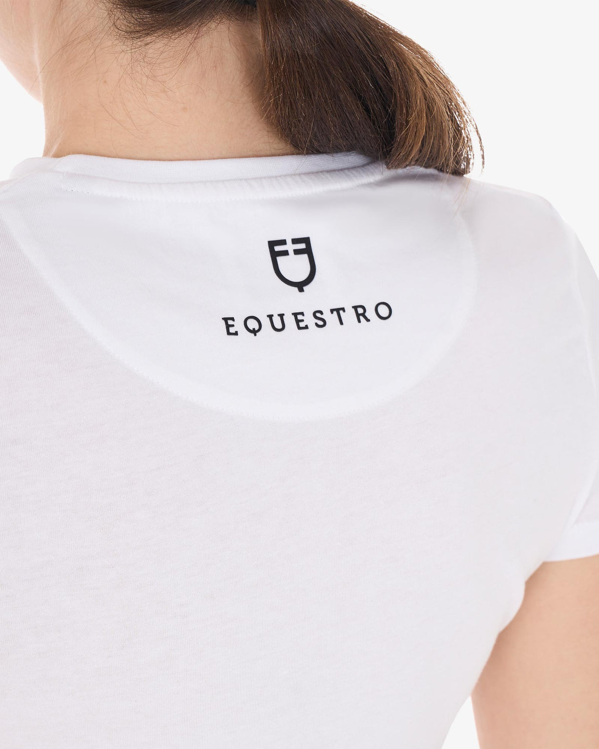 Equestro Women's Eq Cotton T-Shirt #colour_white