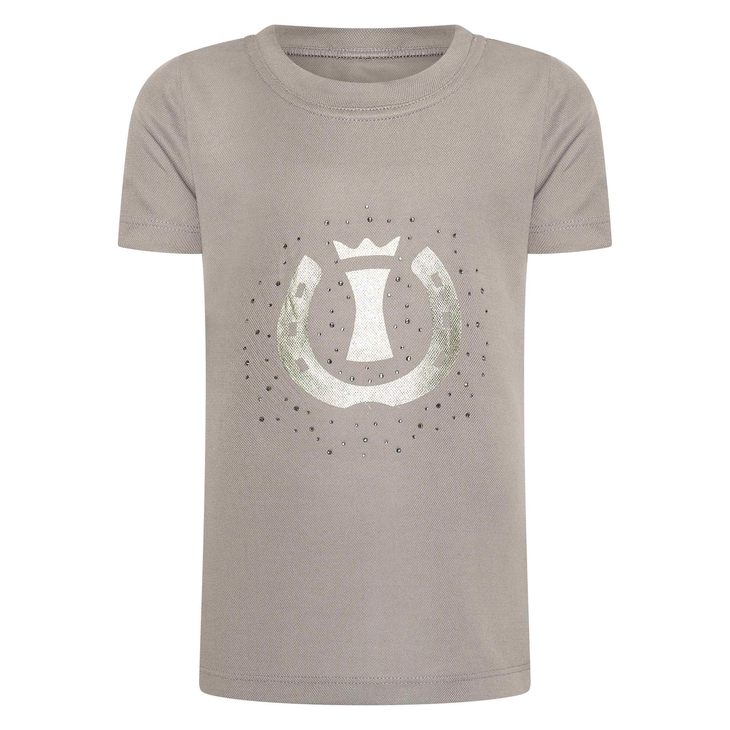 Imperial Riding Children's Hally Tech Top #colour_charcoal