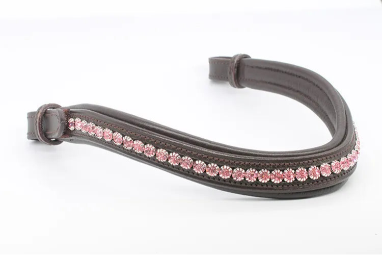 Mackey Baby Pink Sparkle Browband #colour_brown
