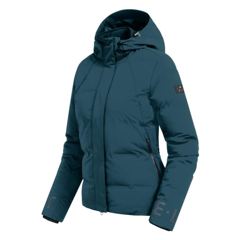 E.L.T Ohio Ladies Winter-Performance-Riding Jacket #colour_petrol-blue