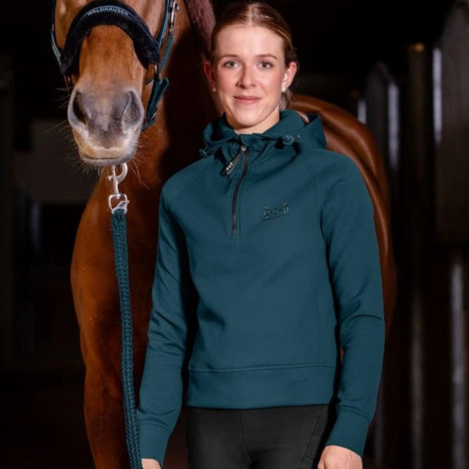 ELT Regensburg Functional Hoody #colour_petrol-blue