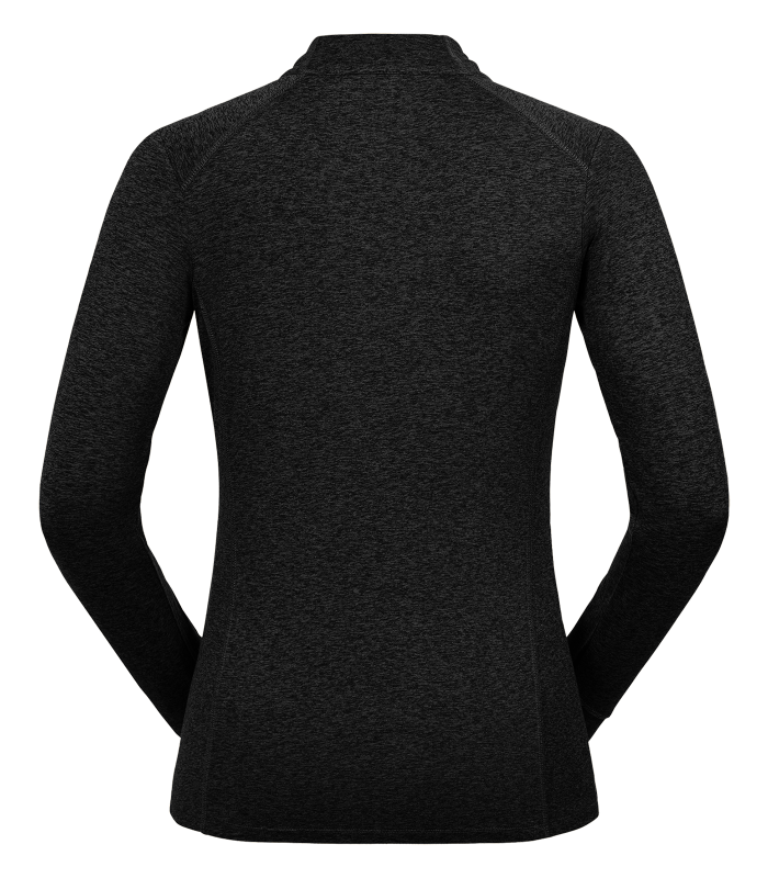E.L.T Ladies Milano Functional-Zip Shirt #colour_black