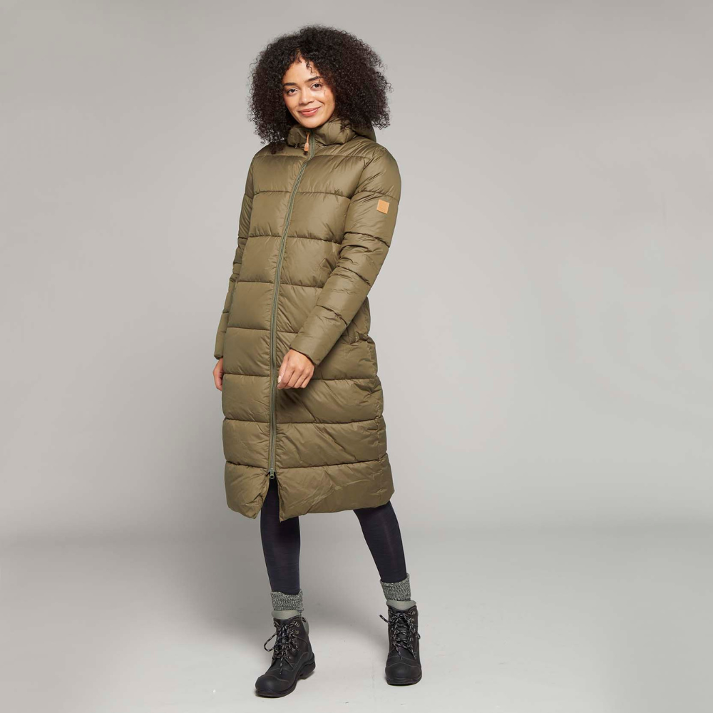 Toggi Elevation Padded Long Coat #colour_khaki