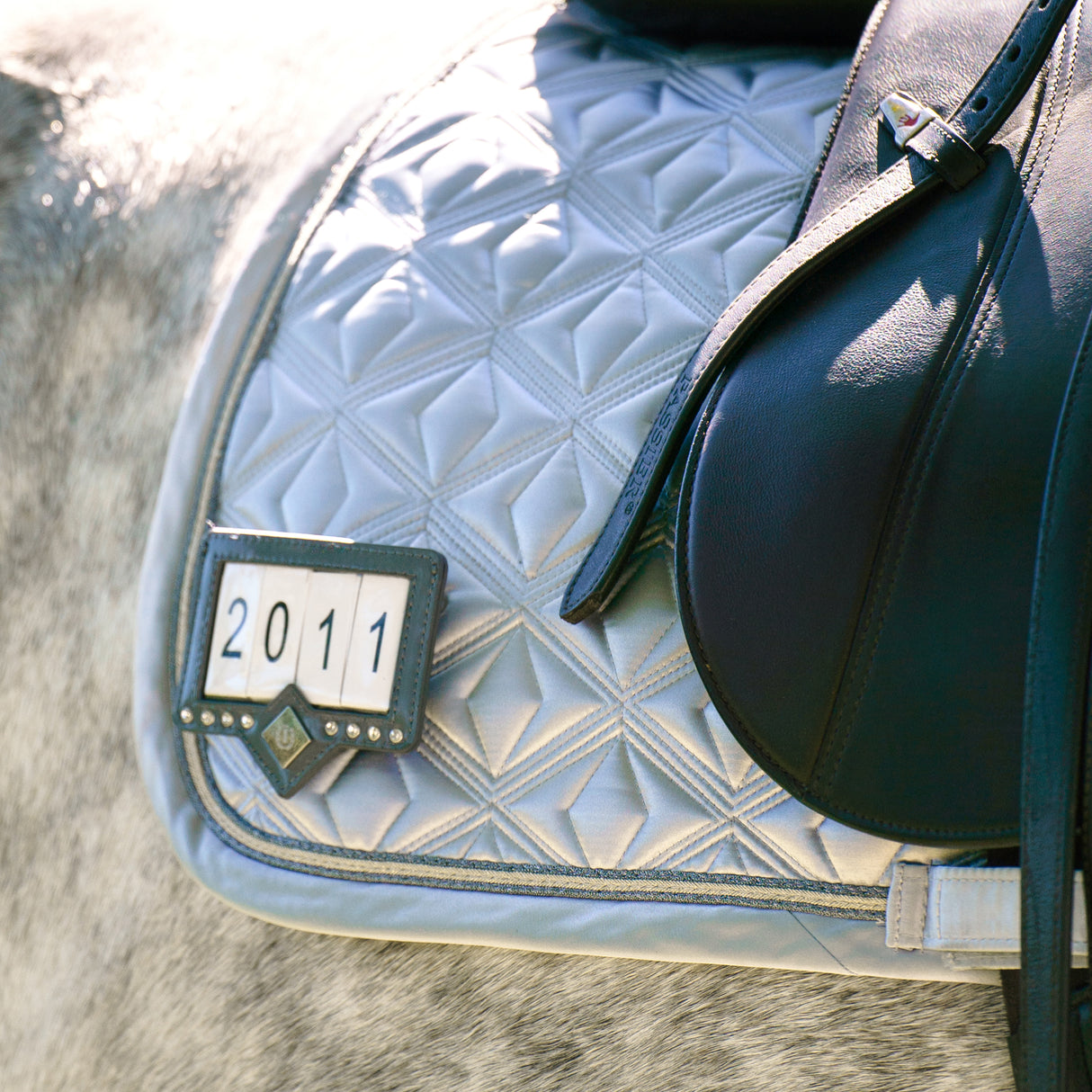 Imperial Riding Lenny Dressage Saddle Pad #colour_chrystal