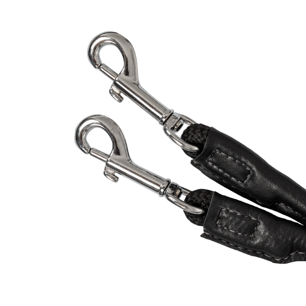 Acavallo Thiedemann Reins Tubular Nylon #colour_black