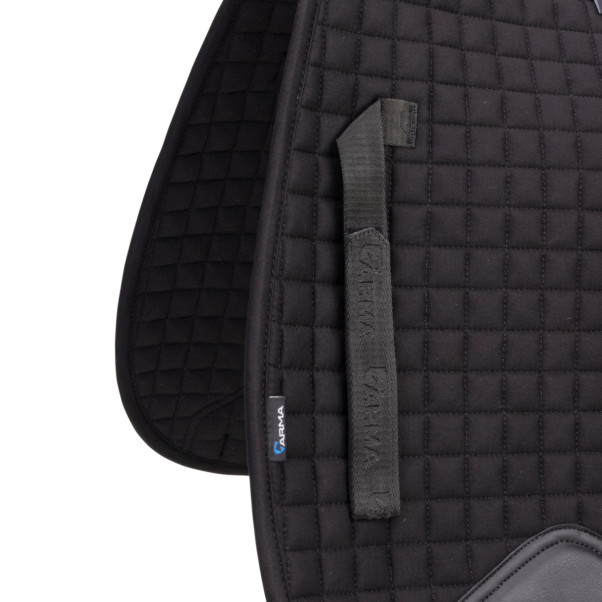 Shires ARMA Deluxe Cotton Numnah #colour_black