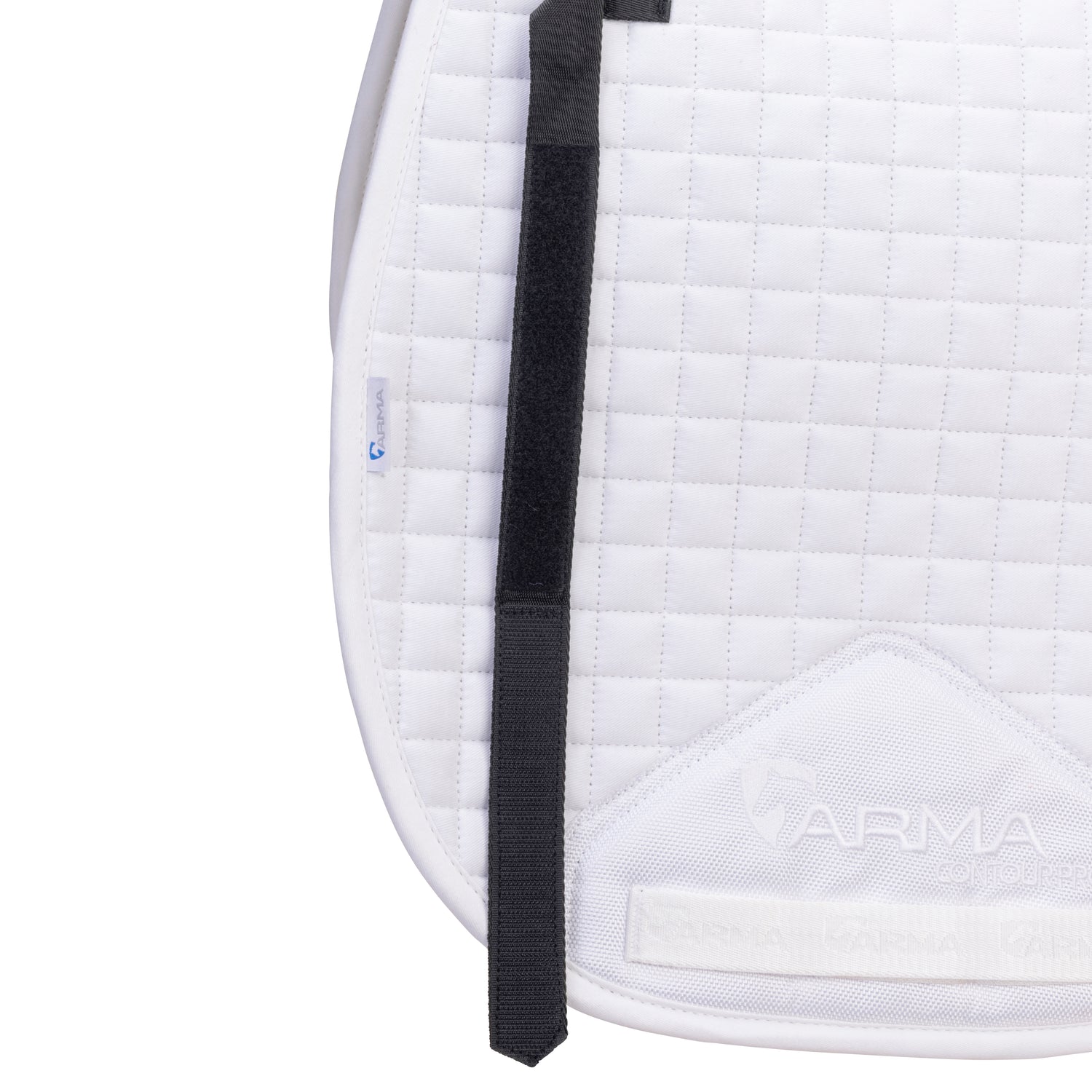 Shires ARMA Deluxe Cotton Numnah #colour_white