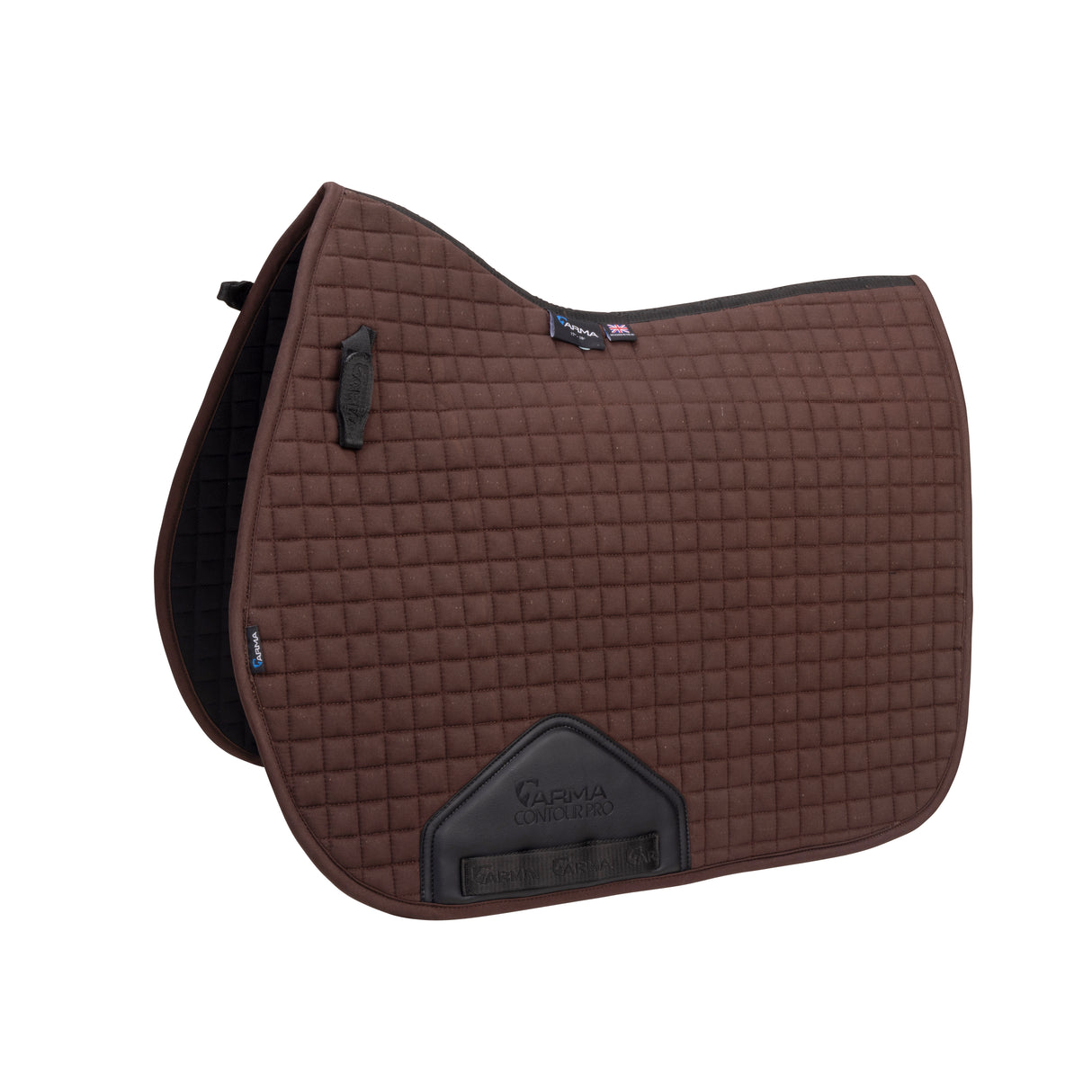 Shires ARMA Deluxe Cotton Saddlecloth #colour_brown