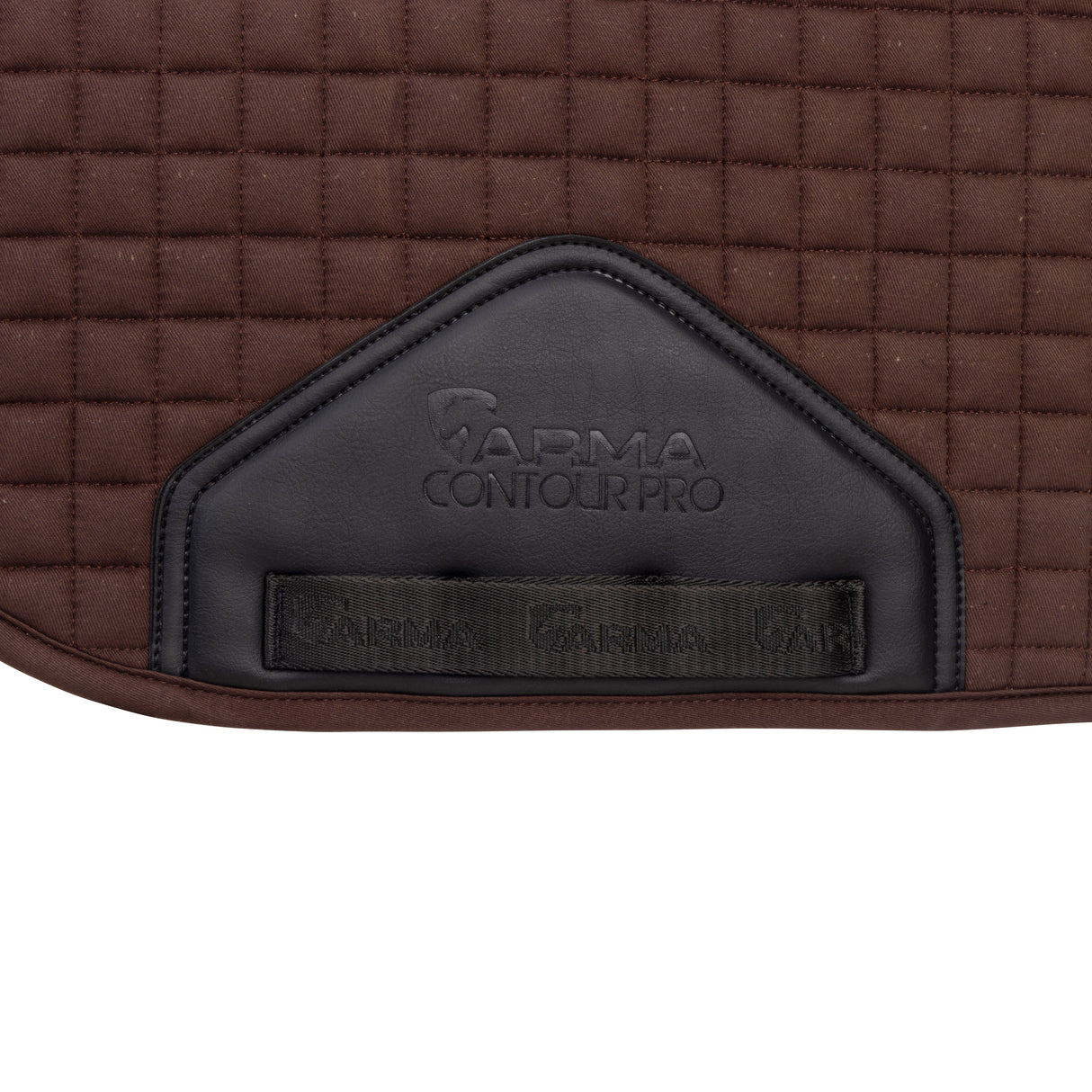 Shires ARMA Deluxe Cotton Saddlecloth #colour_brown