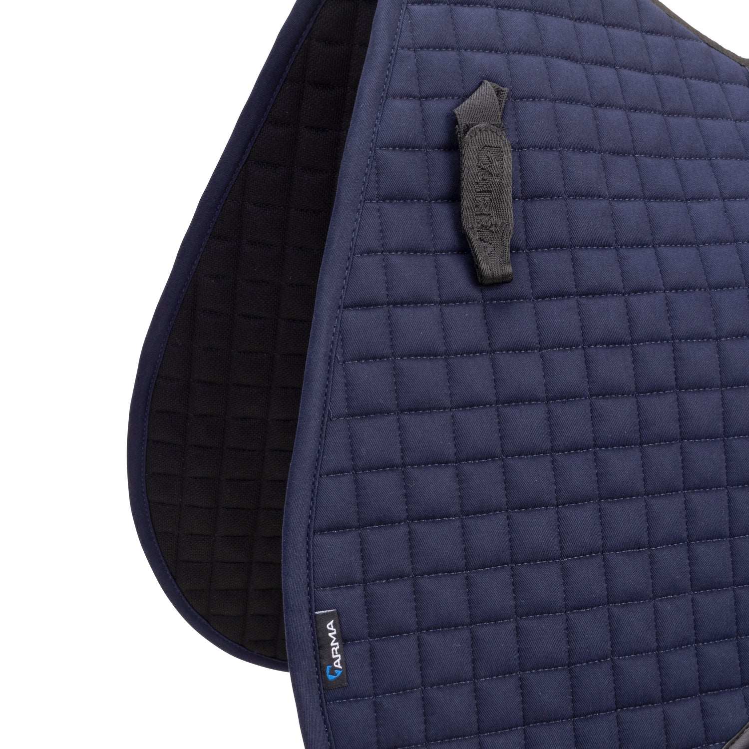 Shires ARMA Deluxe Cotton Saddlecloth #colour_navy