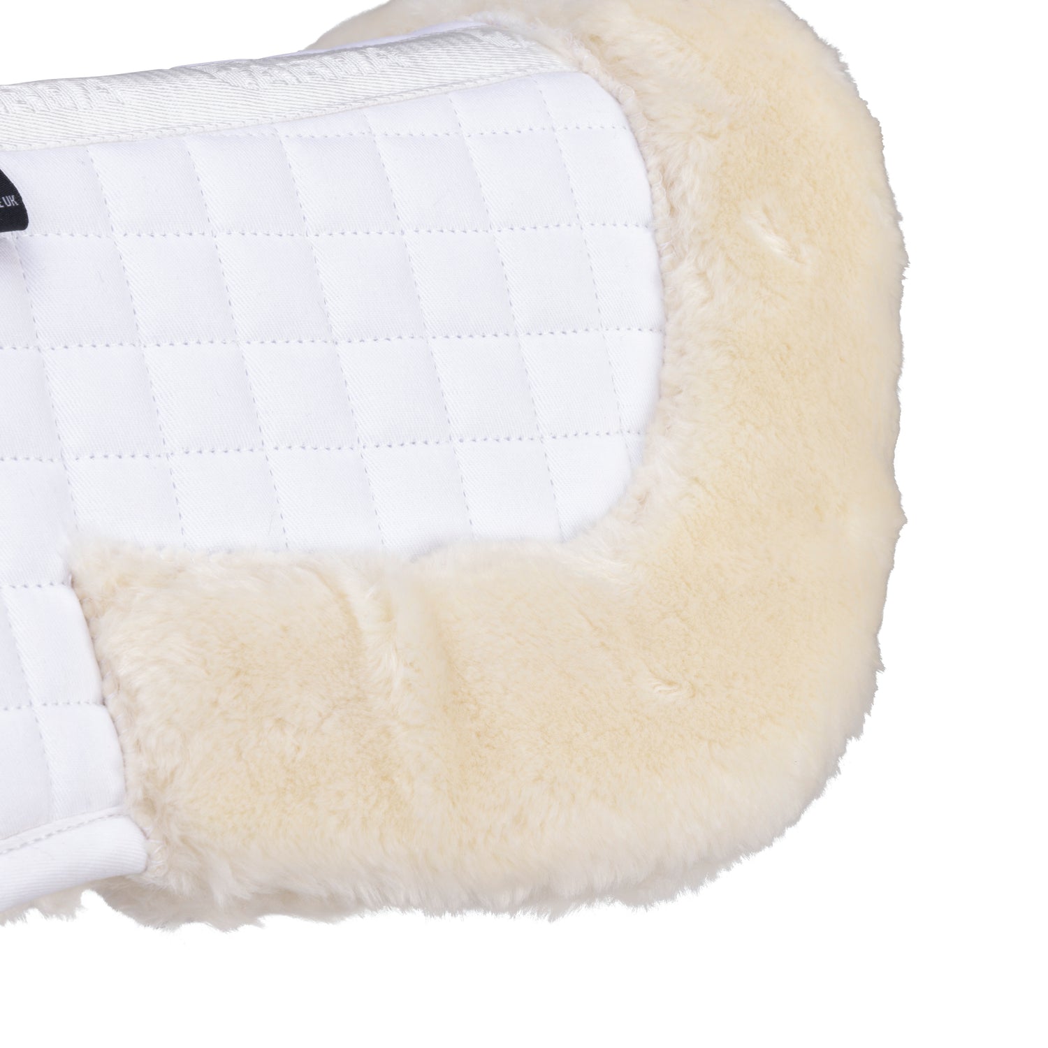 Shires ARMA Deluxe Cotton Half Pad #colour_white-natural