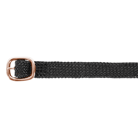 Waldhausen Premium Nylon Spur Strap #colour_black-rose-gold