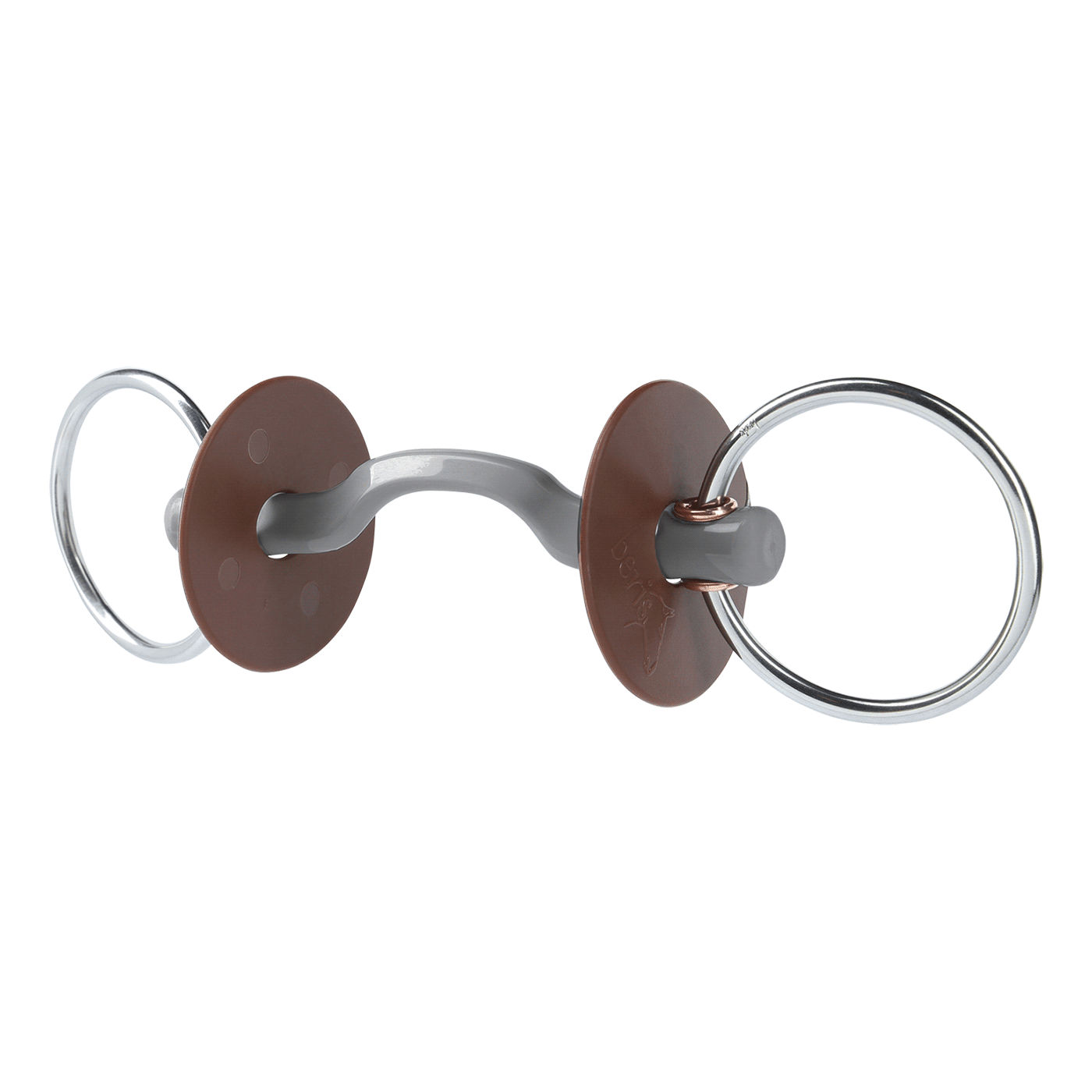 Beris Hard Loose Ring 7.5cm Snaffle Bit with Thin Konnex
