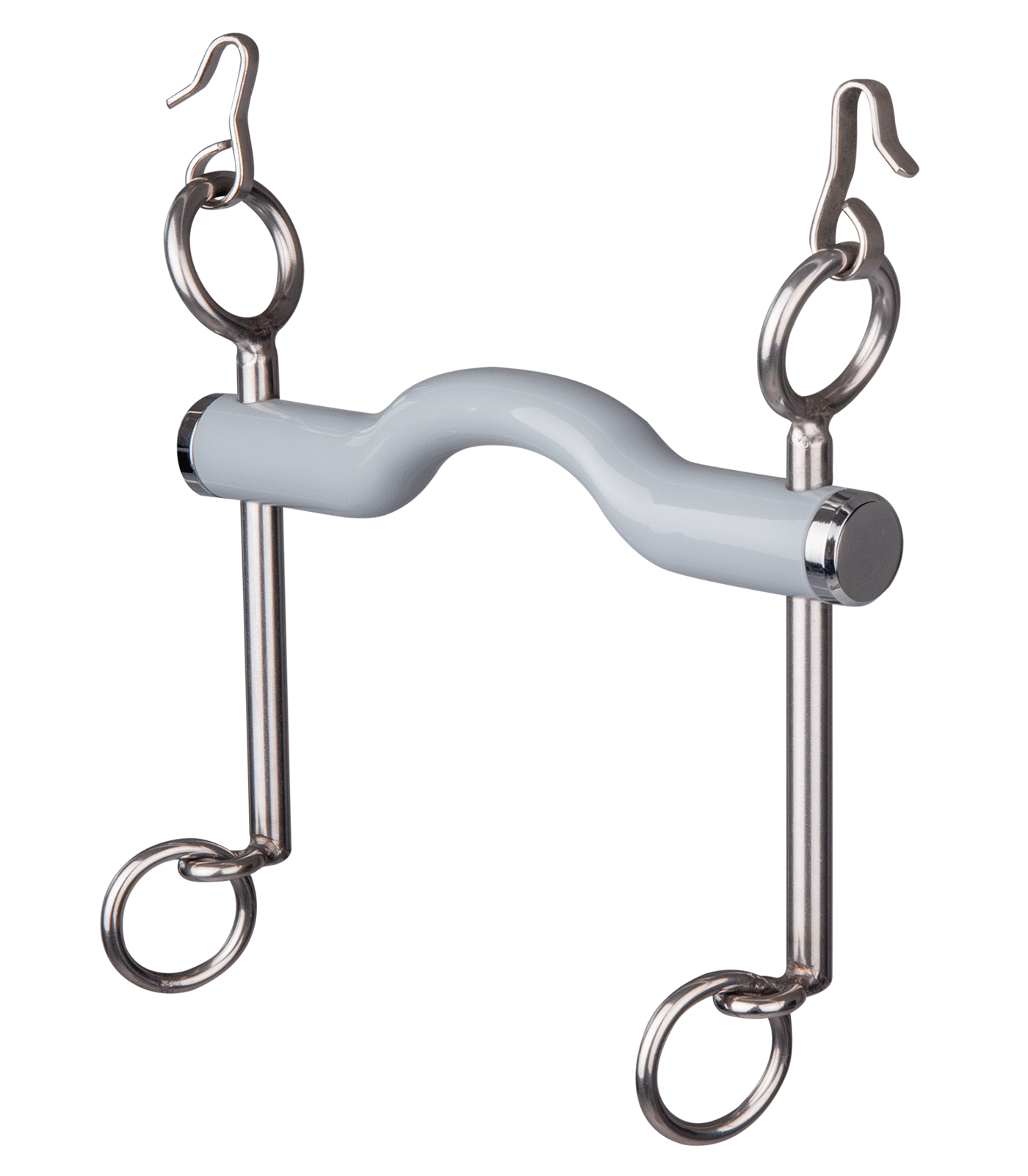 Beris Hard Soft Dressage Curb Bit with Tongue Port