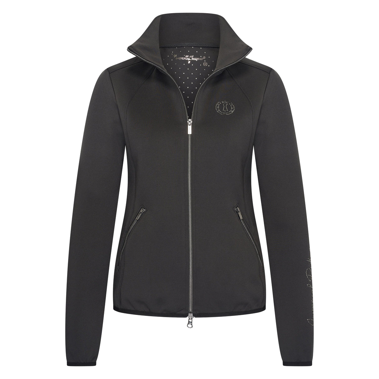 Imperial Riding Children's Sporty Air Cardigan #Colour_black