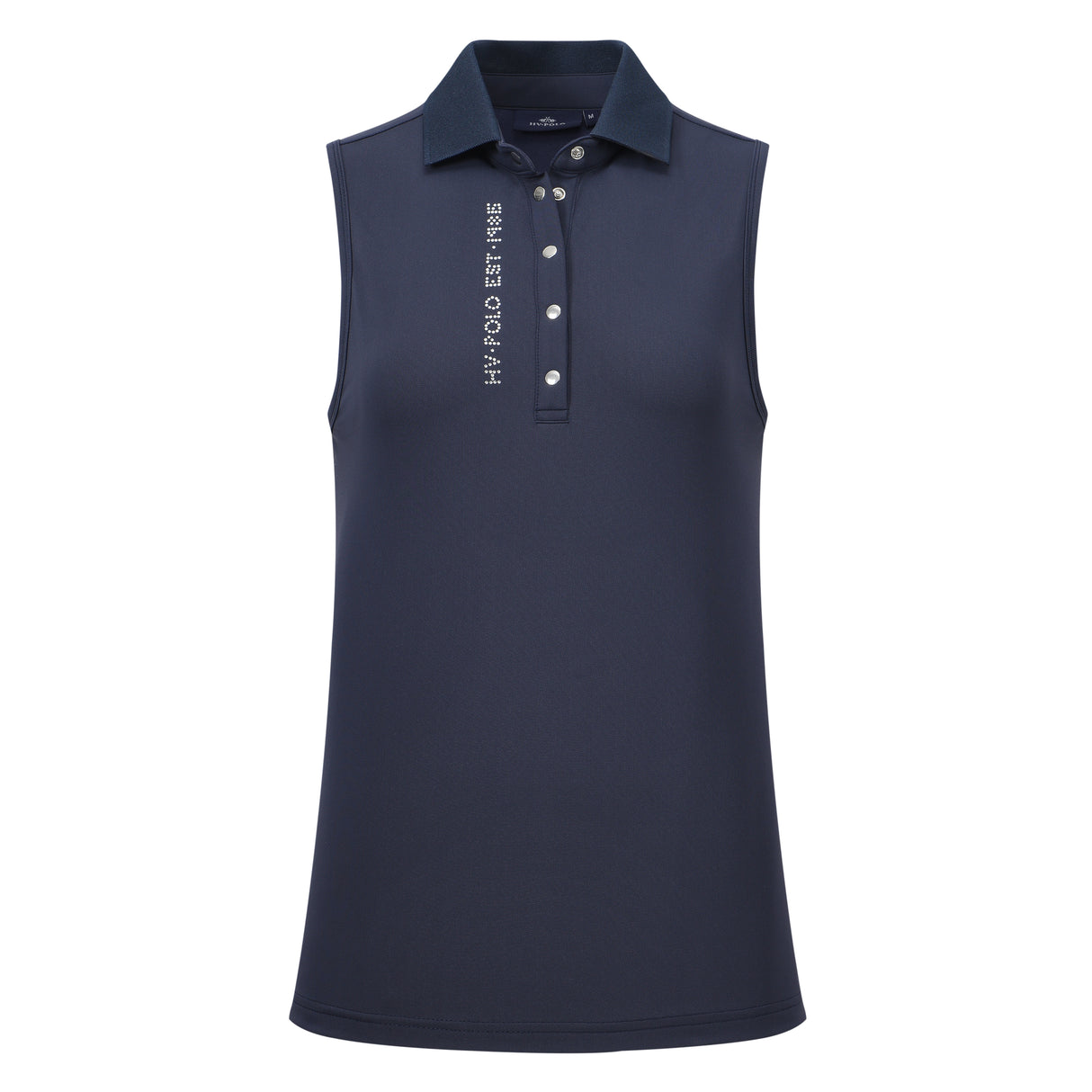 HV Polo Myrthe Sleeveless Polo Shirt #colour_navy