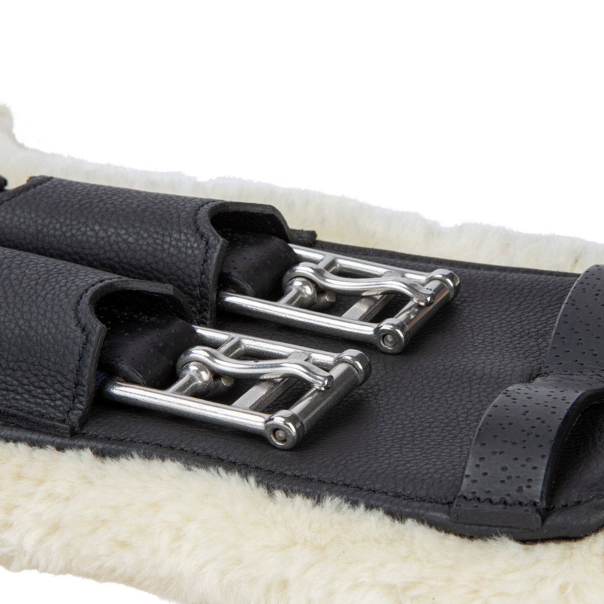 Shires Velociti Lusso Elite Short Stud Girth #colour_black