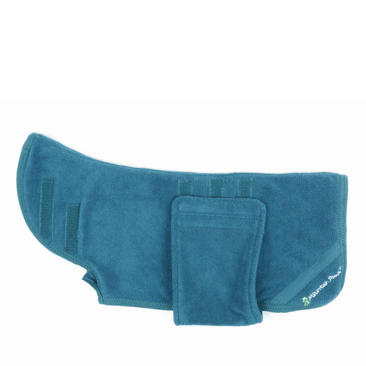 Mountain Paws Dog Robe #colour_blue