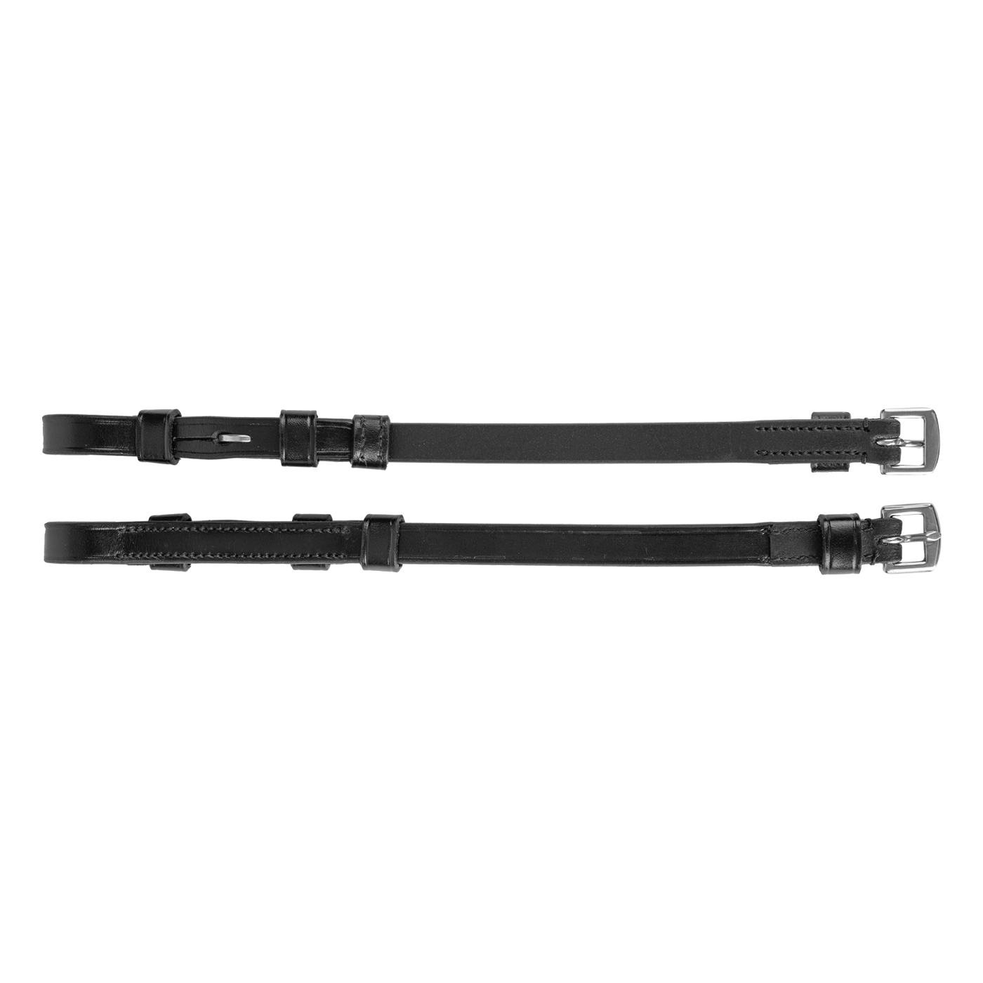 Waldhausen Pair of S-Line Cheek Pieces with Hook #colour_black