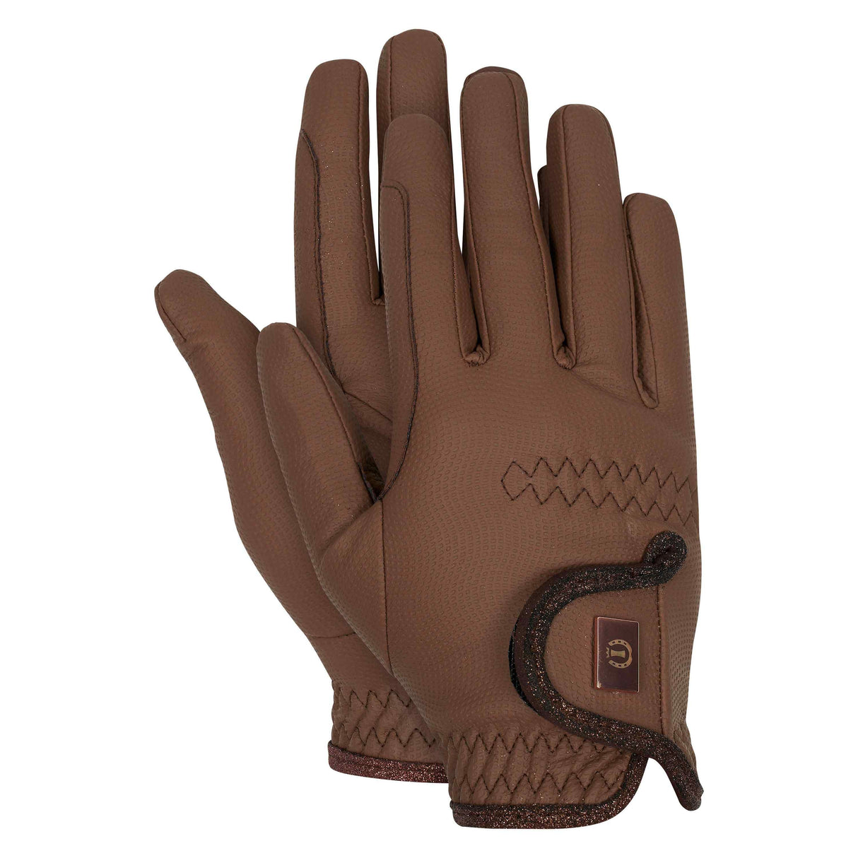 Imperial Riding Lady Dazzle Gloves #colour_brown