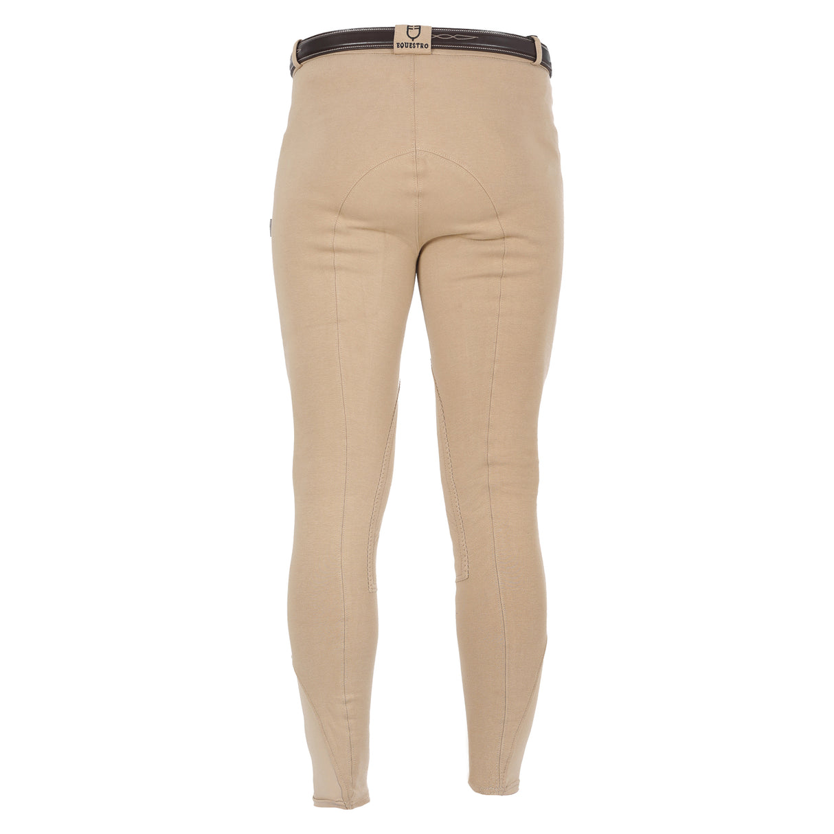Equestro Crono Model Man Breeches In Stretch Cotton #colour_beige