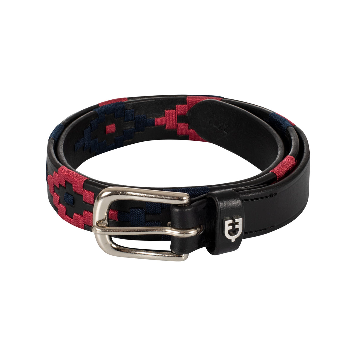 Equestro English Belt With Southwest Decoration