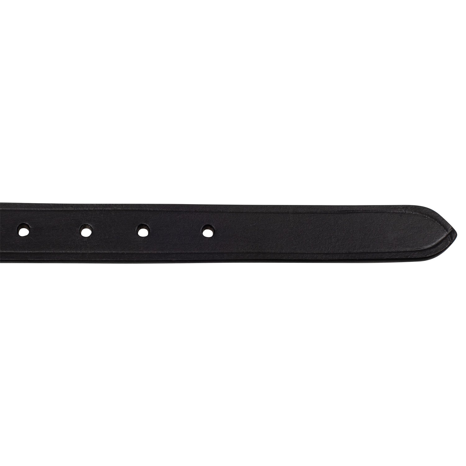 Equestro English Belt With Contrasting Embroidery #colour_black