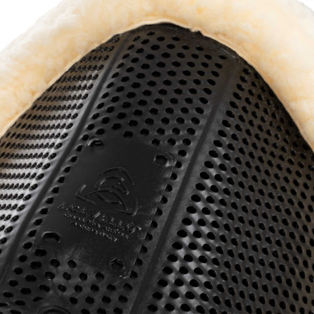 Acavallo Gel Ns-S Classic-S 1/2 Cut-Out Flat #colour_black-natural