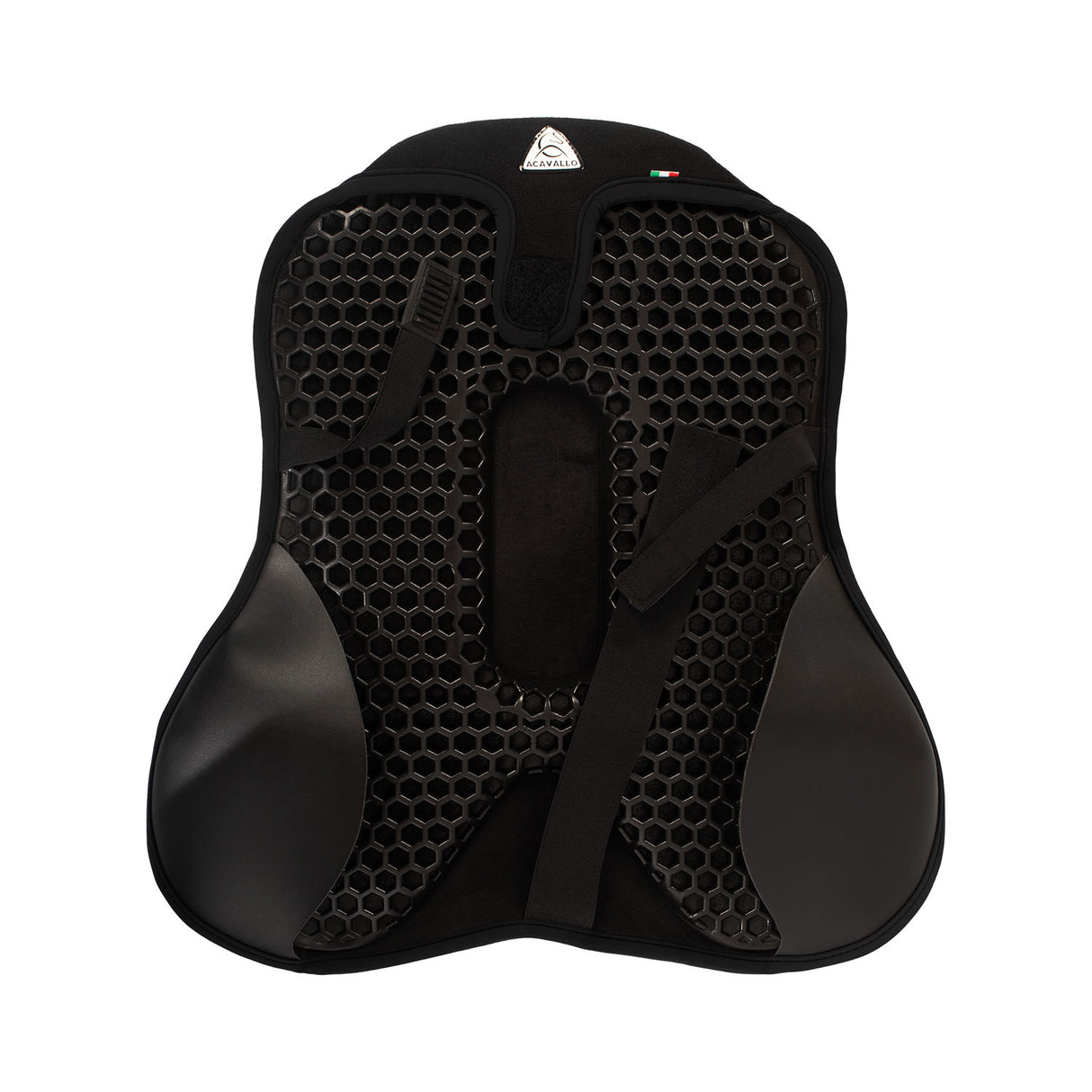 Acavallo Ortho-Pubis Seat Saver Jumping Classic Gel-In Dri-Lex 20mm #colour_black
