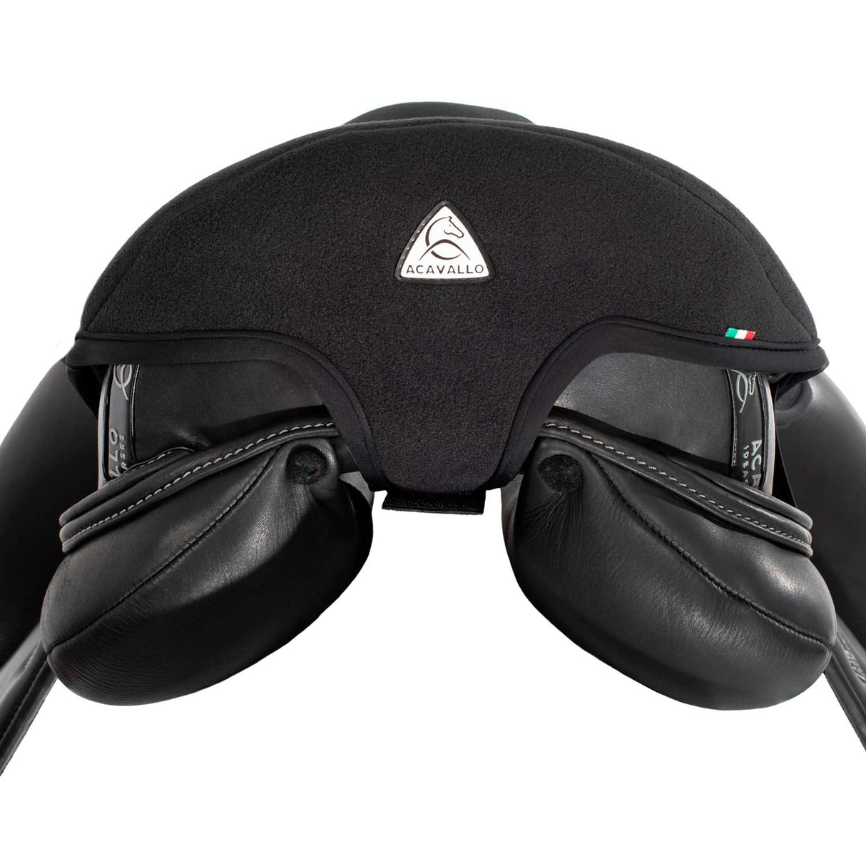 Acavallo Standard Seat Saver Dressage Air Plus Gel-In Dri-Lex 10mm #colour_black