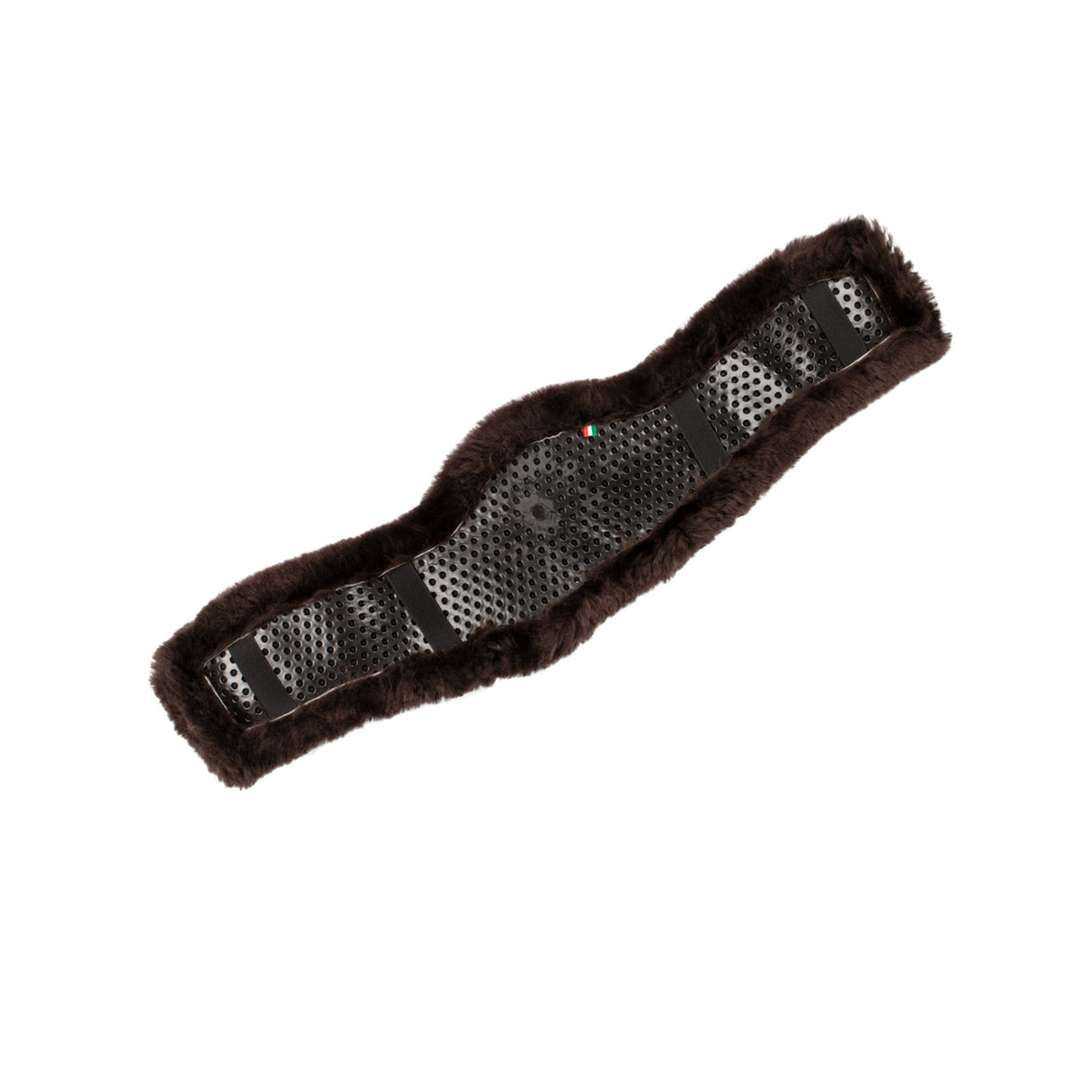 Acavallo Short Girth Sleeve Classic Gel Sheepskin #colour_brown