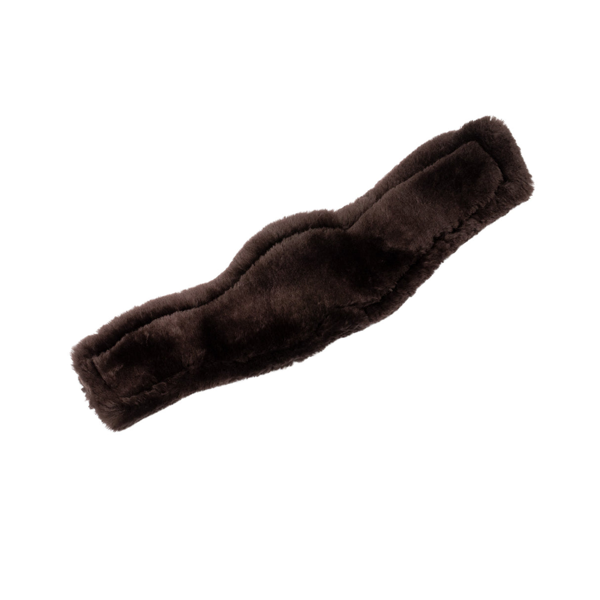Acavallo Short Girth Sleeve Classic Gel Sheepskin #colour_brown