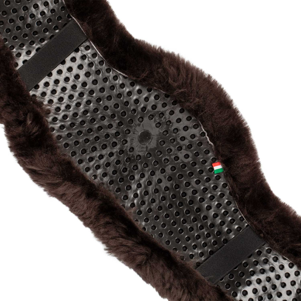 Acavallo Short Girth Sleeve Classic Gel Sheepskin #colour_brown