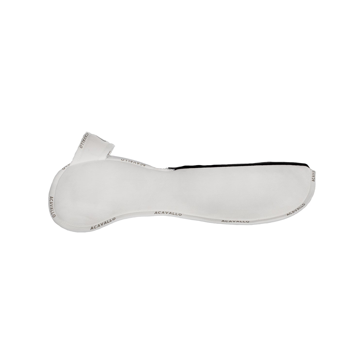 Acavallo Piuma Pad WFS Pocket Suede Front & Rear Riser #colour_white