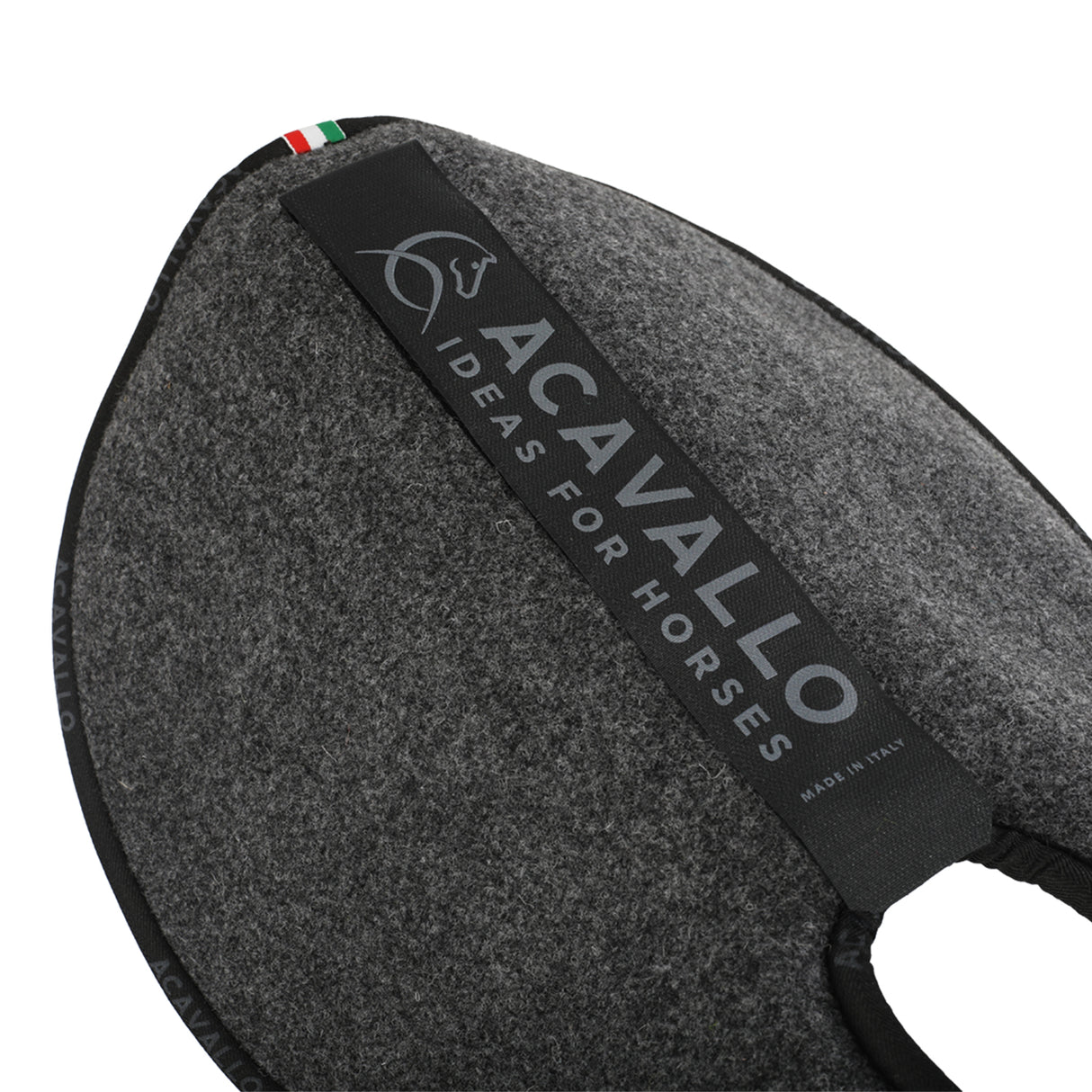Acavallo Pad Piuma WFS Pocket Double Felt Rear Riser #colour_grey