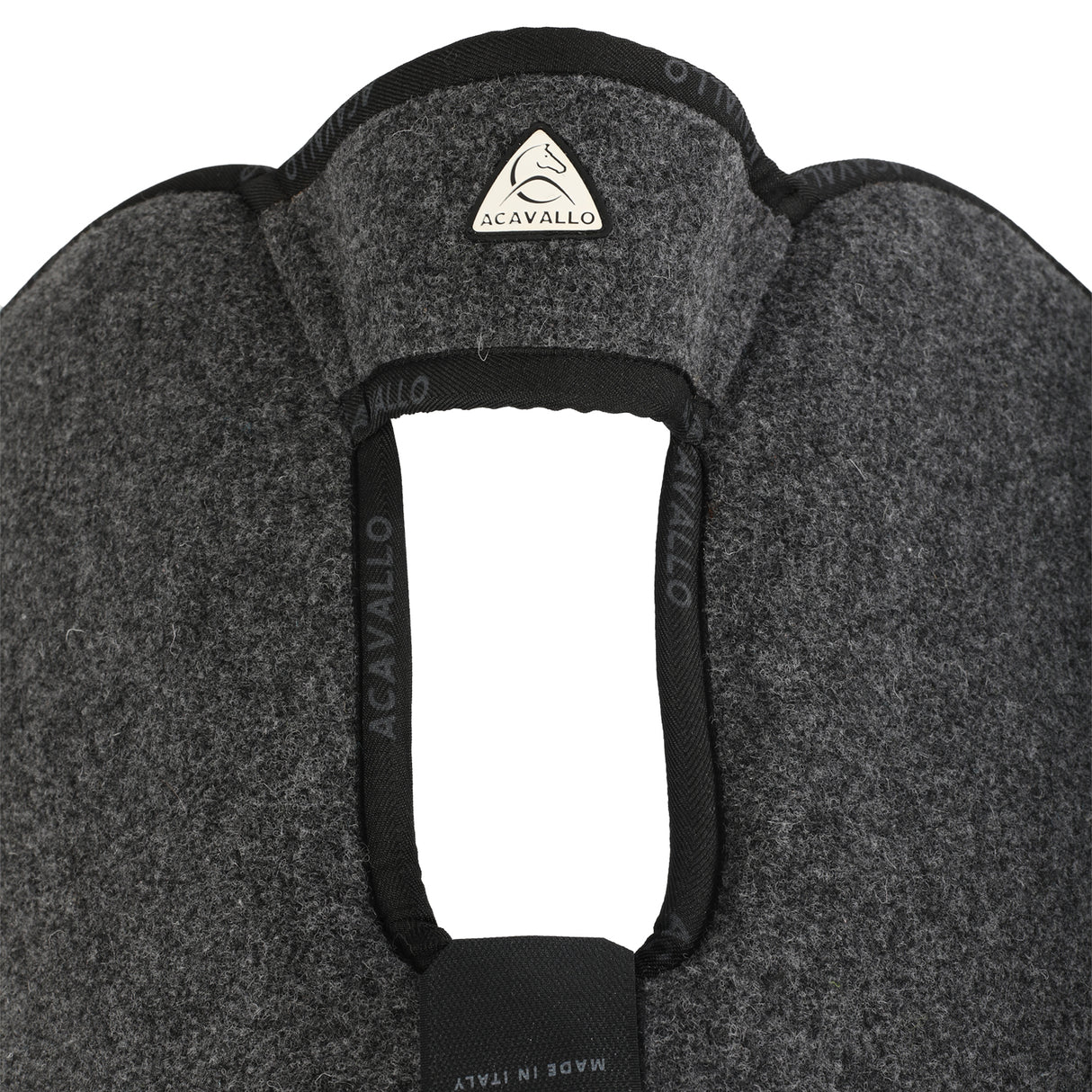 Acavallo Pad Piuma WFS Pocket Double Felt Rear Riser #colour_grey
