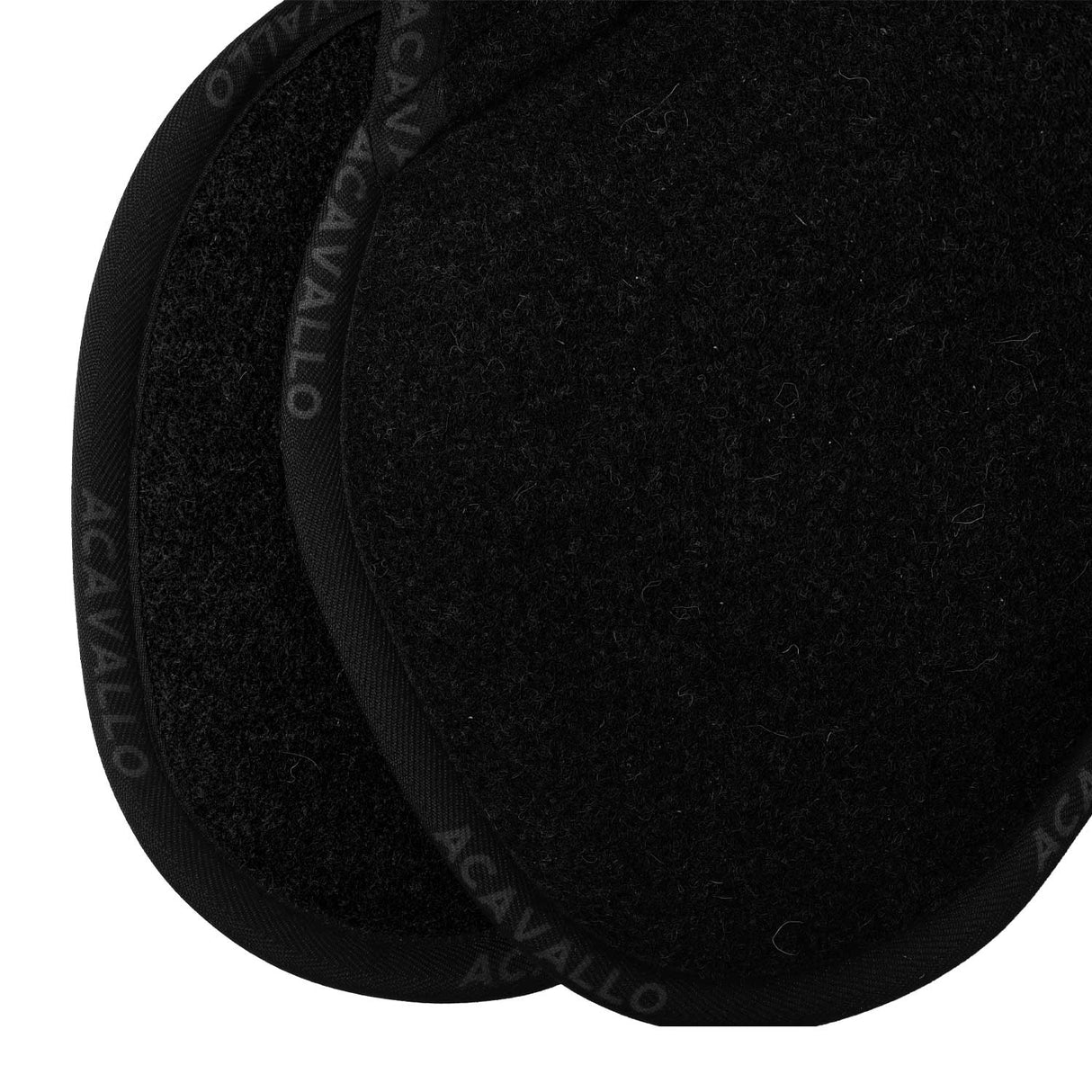 Acavallo Pad Piuma WFS Pocket Double Felt Rear Riser #colour_black