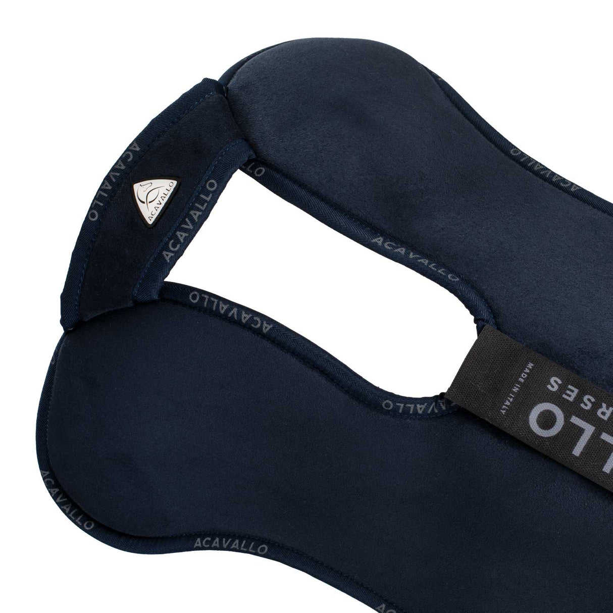 Acavallo Pad Piuma-FS WFS-FS Pocket Suede Flat #colour_blue-natural