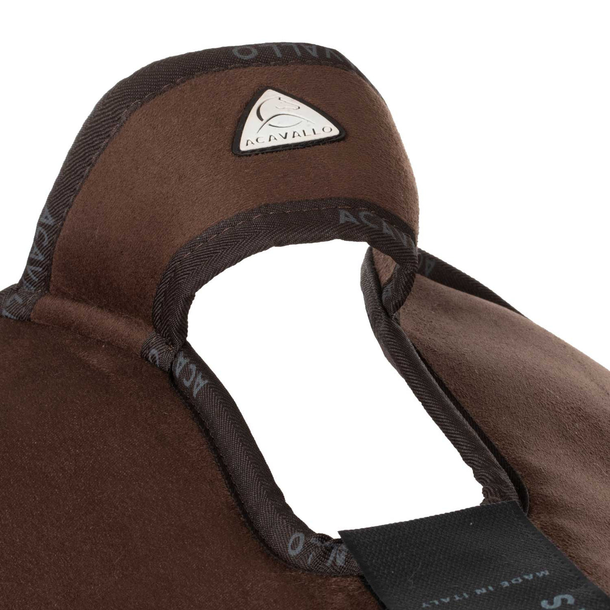 Acavallo Pad Piuma-FS WFS-FS Pocket Suede Front & Rear Riser #colour_brown-brown